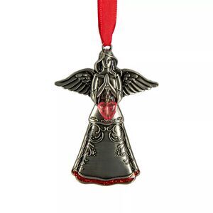 Praying Angel July Birthstone Hanging Ornament